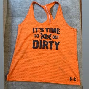 Tough Mudder jersey style workout tank